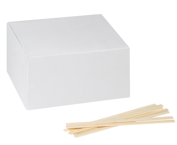Bamboe roerstaafjes - hersluitbare doos